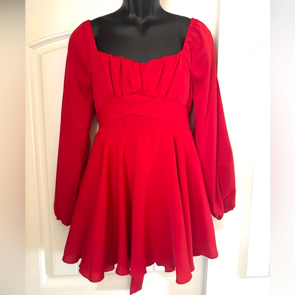 Fun Long Sleeve Romper Dress